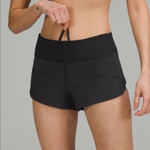 LULULEMON speed up short 2.5” low rise
